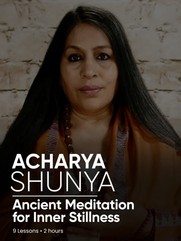 Instructors - Acharya Shunya (Meditation) ROLLOVER