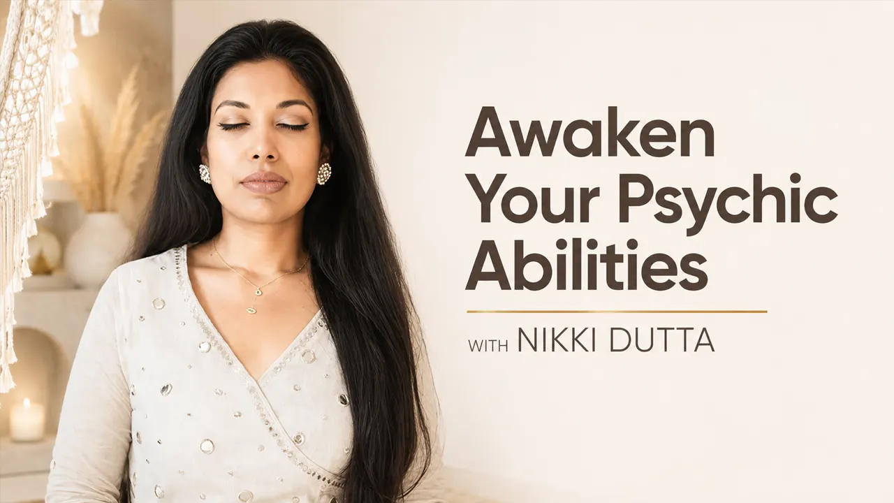Nikki Dutta, guide of the free masterclass Awaken Your Psychic Abilities
