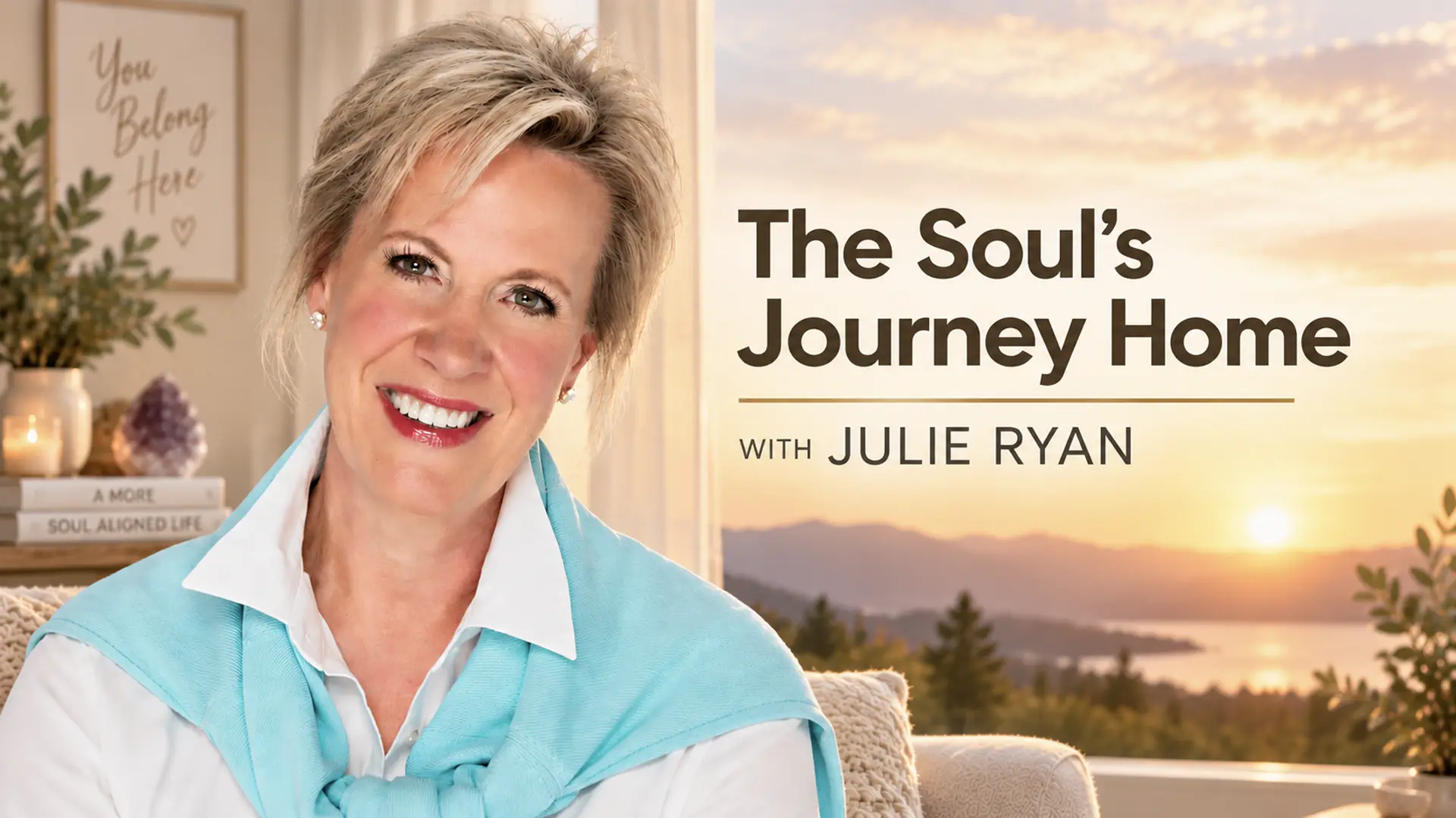 Julie Ryan, guide of the free masterclass The Soul's Journey Home