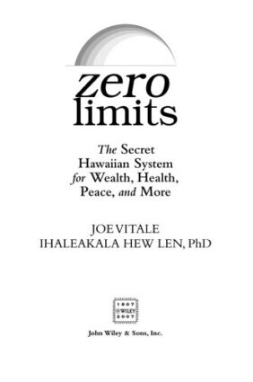 Cover of Zero Limits by Joe Vitale and Dr. Ihaleakala Hew Len